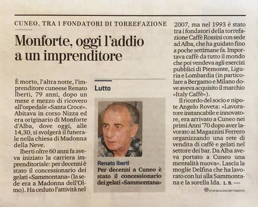 Monforte, oggi l’addio a un imprenditore