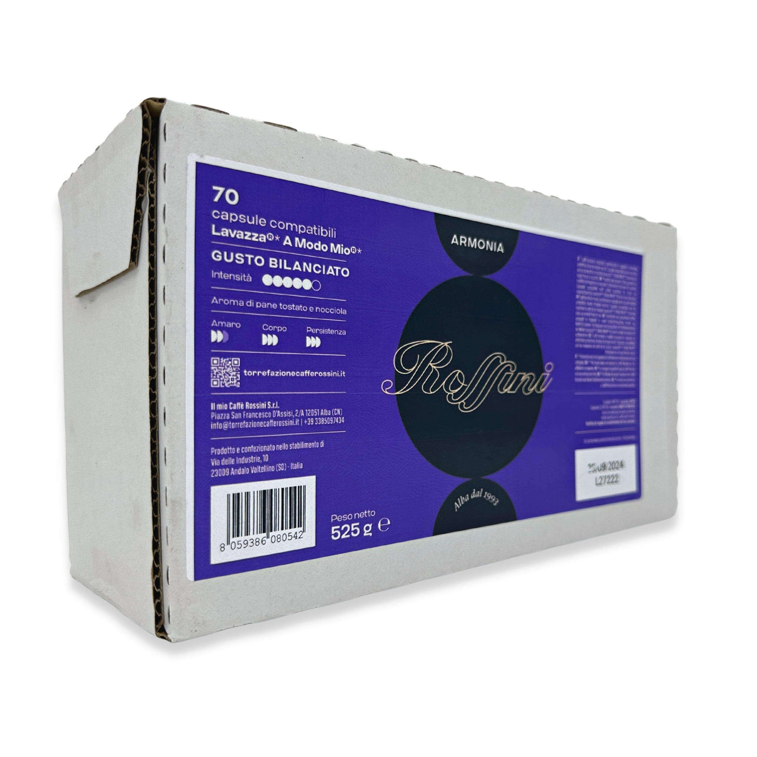 Capsule Caffè Rossini Rossini Lavazza® A Modo Mio® - Miscela Armonia